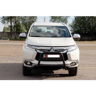 Frontbügel WT022 Schwarz (Edelstahl) Mitsubishi Pajero Sport 2015- Foto 1
