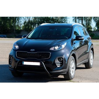 Frontbügel WT023 Schwarz (Edelstahl) Kia Sportage 2015-2021 Foto 3