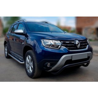 Frontbügel WT007 Schwarz (Edelstahl) Dacia Duster 2018-2024 Foto 1