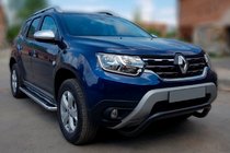 Renault Duster 2018-2024 Frontbügel WT007 Schwarz (Edelstahl) Foto 1