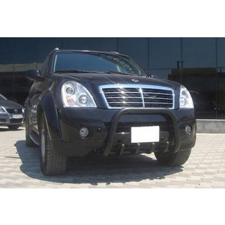 Frontbügel QT006 Schwarz (Edelstahl) SsangYong Rexton I 2001-2017 Foto 3