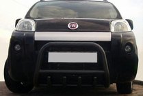 Peugeot Bipper 2008-2017 Frontbügel QT006 Schwarz (Edelstahl) Foto 1