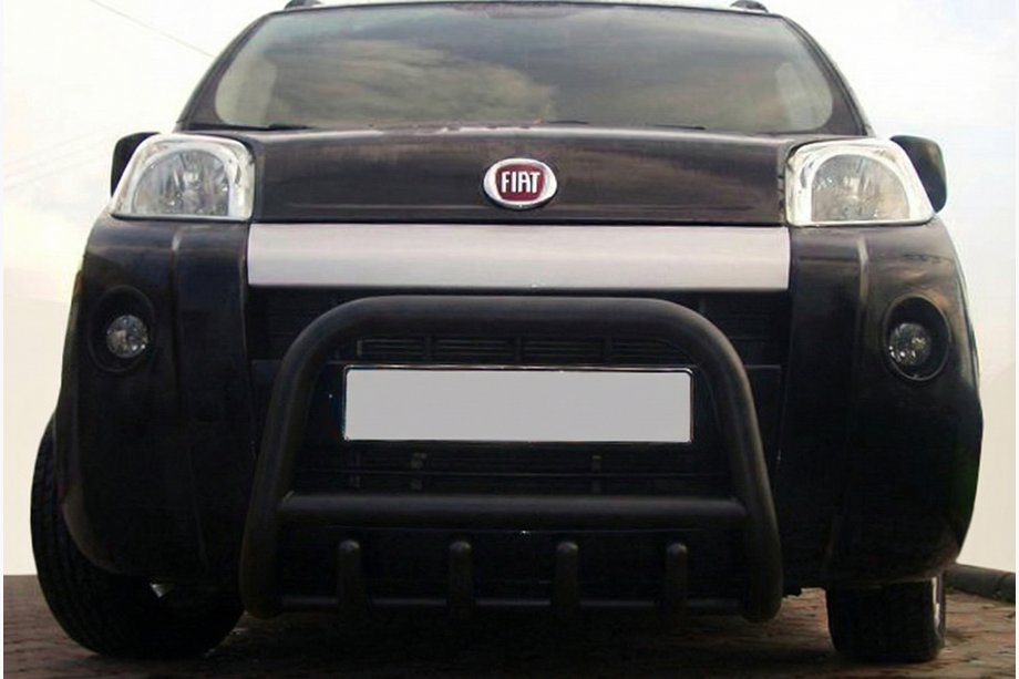 Peugeot Bipper 2008-2017 Frontbügel QT006 Schwarz (Edelstahl) Image