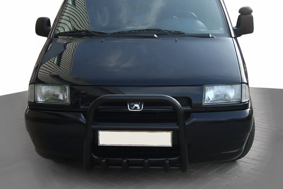 Peugeot Expert 1995-2007 Frontbügel QT006 Schwarz (Edelstahl) Foto 1