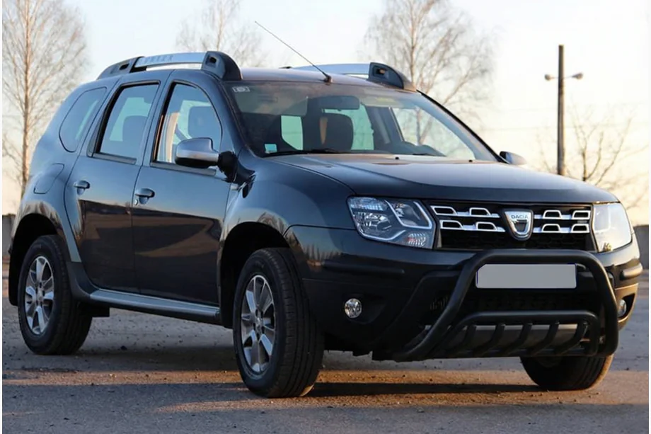 Renault Duster 2008–2017 Frontbügel WT002 Schwarz (Edelstahl) Image