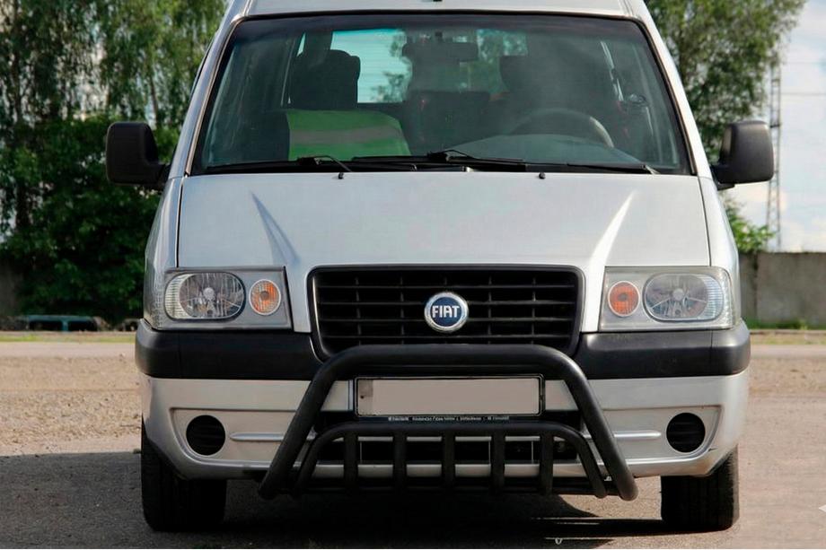 Fiat Scudo 1996-2007 Frontbügel WT002 Schwarz (Edelstahl) Image
