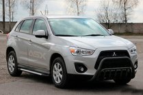 Mitsubishi ASX 2010-2023 Frontbügel WT002 Schwarz (Edelstahl) Foto 3