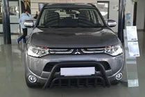 Mitsubishi Outlander 2012-2021 Frontbügel WT002 Schwarz (Edelstahl) Foto 1