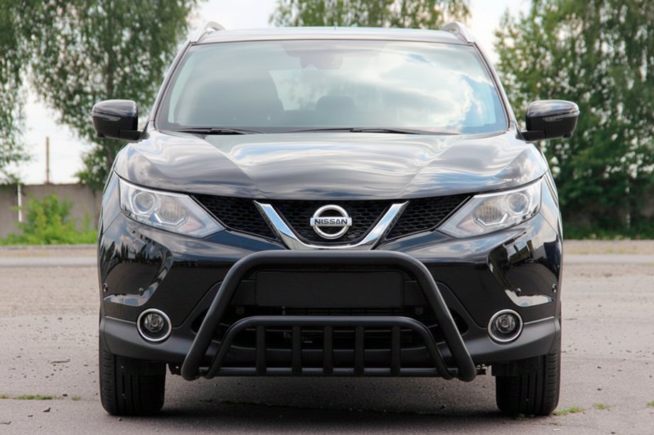 Nissan Qashqai 2014-2021 Frontbügel WT002 Schwarz (Edelstahl) Foto 1