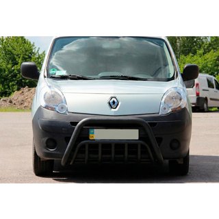 Frontbügel WT002 Schwarz (Edelstahl) Renault Kangoo 2008–2020 Foto 2