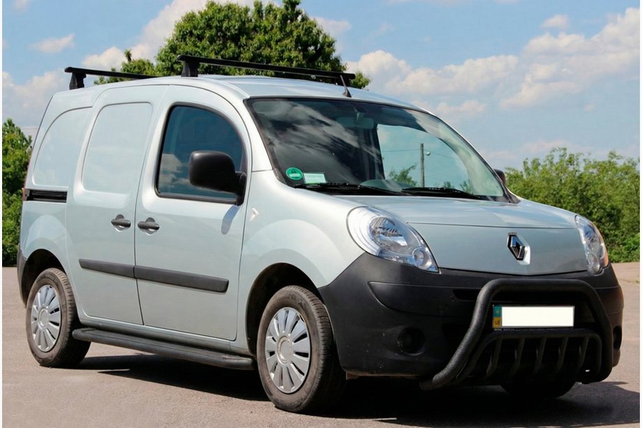 Renault Kangoo 2008–2020 Frontbügel WT002 Schwarz (Edelstahl) Image