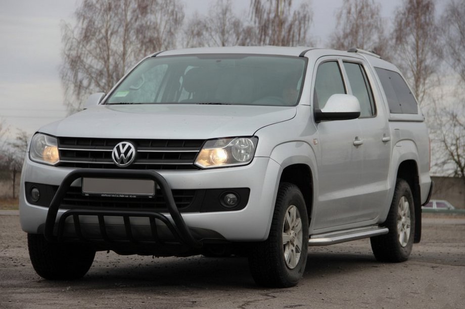 Volkswagen Amarok 2010-2022 Frontbügel WT002 Schwarz (Edelstahl) Image