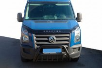 Volkswagen Crafter 2006-2016 Frontbügel WT002 Schwarz (Edelstahl) Foto 1