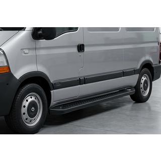 Trittbretter Allmond Black (2 Stk., Aluminium) Opel Movano 2004-2010 Foto 1