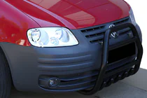Volkswagen Caddy 2004-2010 Frontbügel QT007 Schwarz (Edelstahl) Foto 1