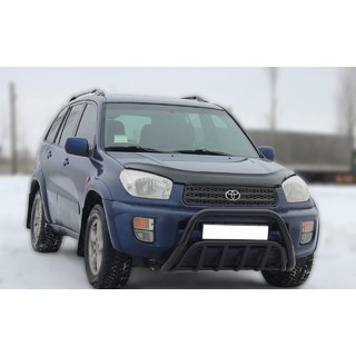 Frontbügel WT002 Schwarz (Edelstahl) Toyota Rav 4 2001-2005 Foto 3