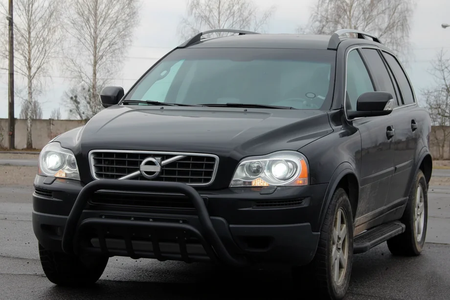 Volvo XC90 2002-2014 Frontbügel WT002 Schwarz (Edelstahl) Image