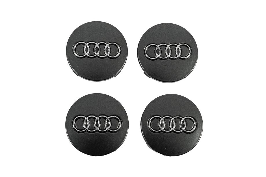 Audi Felgendeckel 60/58mm Graphit ad5957g (4 Stk) Image