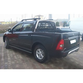 Seitliche Trittrohre Black (2 Stk., Edelstahl) SsangYong Action 2005-2018 Foto 2