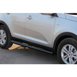 Seitenschutzrohre Black (2 Stk., Edelstahl) Kia Sportage 2010-2015 Foto 2