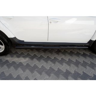 Seitliche Trittrohre mit Einsätzen Black (2 Stk., Edelstahl) Foto 1