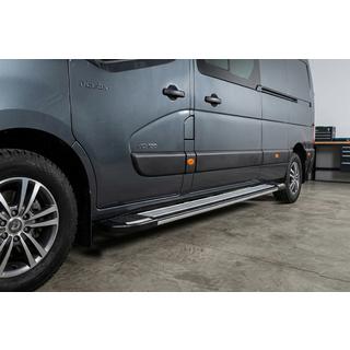 Trittbretter Rainbow (2 Stk., Aluminium) Opel Movano 2010-2021 Foto 1