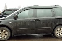 Kia Carnival 2002-2013 Seitliche Trittrohre Black (2 Stk., Edelstahl) Foto 1