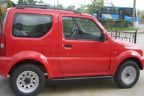 Suzuki Jimny 1998-2018 Seitliche Trittrohre Black (2 Stk., Edelstahl) Foto 1