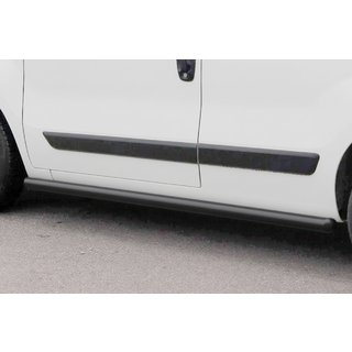 Seitliche Trittrohre Ø60 Schwarz (2 Stk., Edelstahl) Peugeot Bipper 2008-2017 Foto 3
