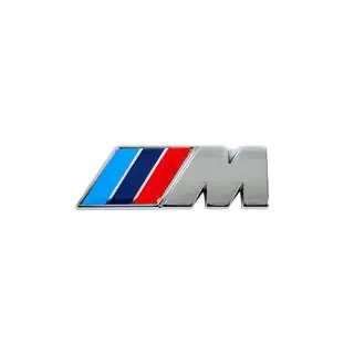 Emblem M 85mm x 30mm (Edelstahl) Foto 1