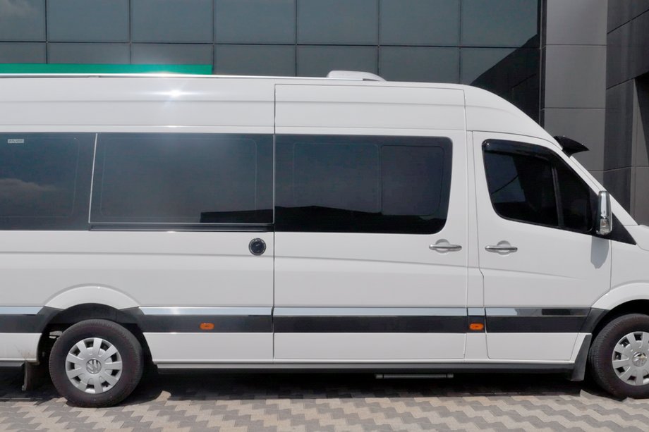 Volkswagen Crafter 2006-2016 Seitenschutzrohre Black (2 Stk., Edelstahl) Foto 3