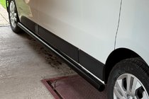 Renault Trafic 2015- Seitenschutzrohre BB002 Schwarz (2 Stk., Edelstahl) Foto 7