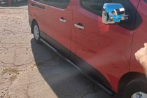 Fiat Talento 2016- Seitenschutzrohre BB002 Schwarz (2 Stk., Edelstahl) Foto 6