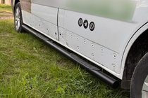 Fiat Talento 2016- Seitenschutzrohre BB002 Schwarz (2 Stk., Edelstahl) Foto 3