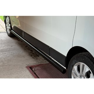 Seitenschutzrohre BB002 Schwarz (2 Stk., Edelstahl) Fiat Talento 2016- Foto 2