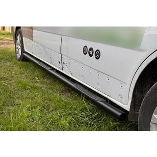 Seitenschutzrohre BB002 Schwarz (2 Stk., Edelstahl) Fiat Talento 2016- Foto 3