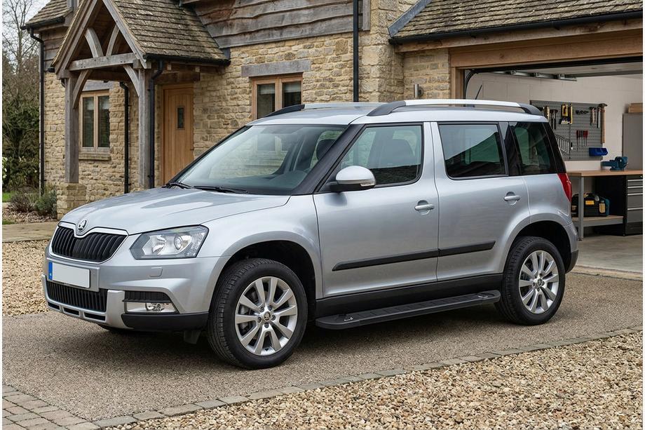 Skoda Yeti 2009-2017 Seitenschweller RedLine Black (2 Stk., Aluminium) Image