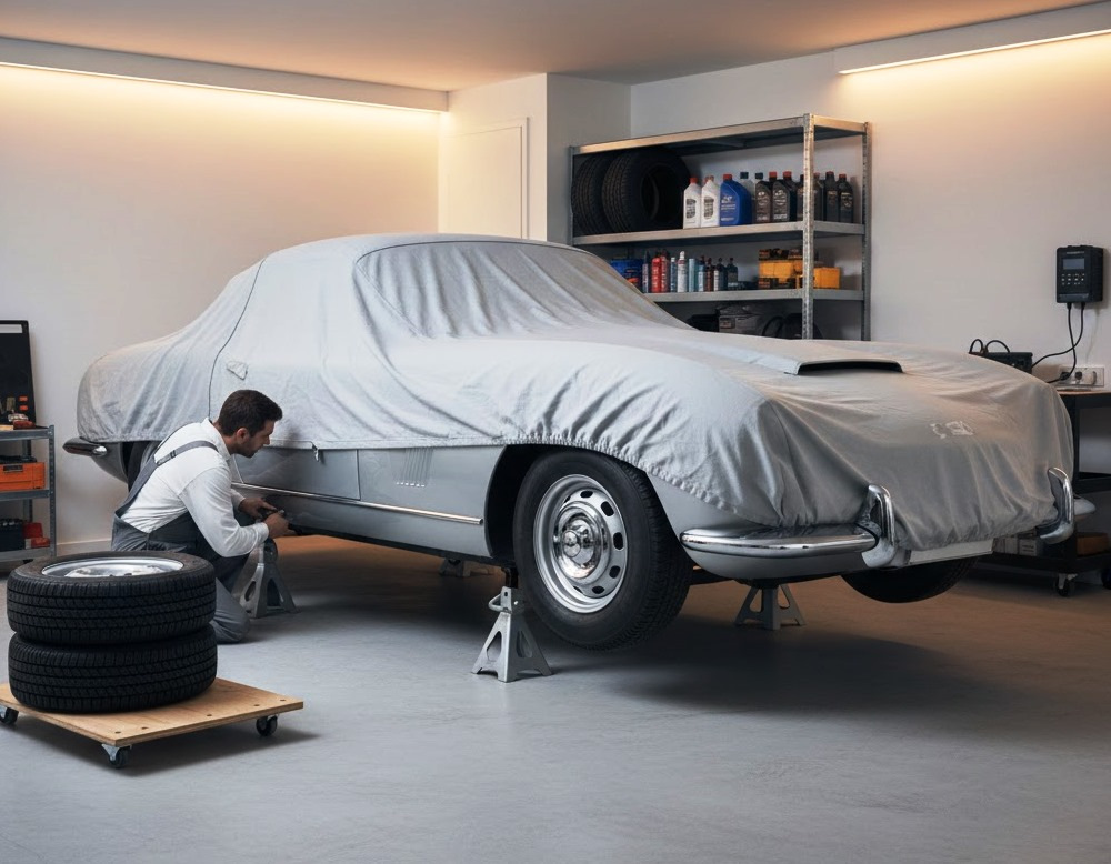 Auto richtig überwintern: Tipps für perfekte Einlagerung