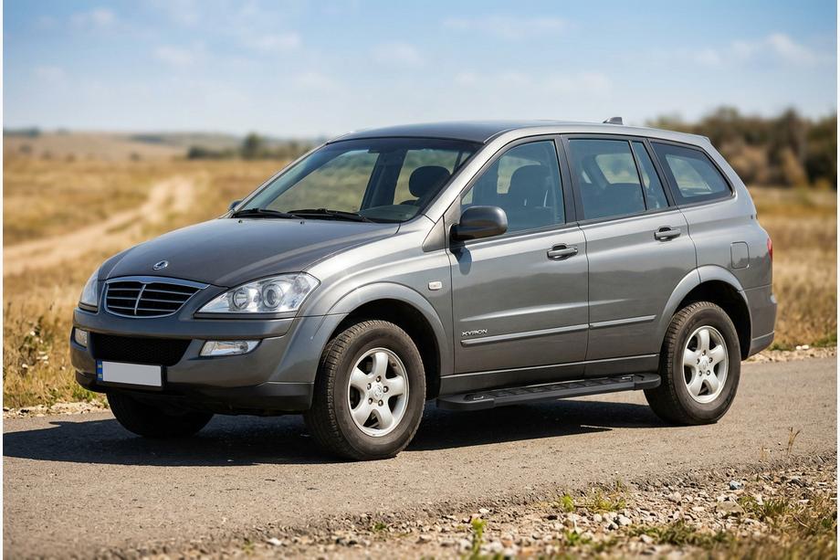 SsangYong Kyron 2005-2014 Seitenschweller RedLine Black (2 Stk., Aluminium) Image