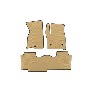EVA Fußmatten (2 Reihen, Beige)