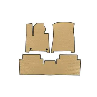 EVA Fußmatten (2 Reihen, Beige)