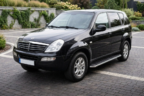 SsangYong Rexton I 2001-2017 Trittbretter Maydos V1 (2 Stk., Aluminium & Edelstahl) Foto 1