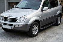 SsangYong Rexton I 2001-2017 Seitenschweller Bosphorus Black (2 Stk., Aluminium) Foto 1