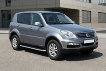 SsangYong Rexton I 2001-2017 Seitenschweller Tayga Grey (2 Stk., Aluminium) Foto 1