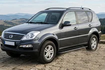 SsangYong Rexton I 2001-2017 Seitenschweller RedLine Black (2 Stk., Aluminium) Foto 1