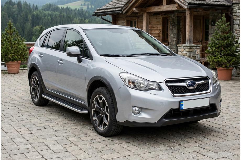 Subaru XV 2011-2017 Seitenschweller Tayga Grey (2 Stk., Aluminium) Image