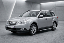 Subaru Outback 2009-2014 Trittbretter Fullmond (2 Stk, Alu) Foto 1