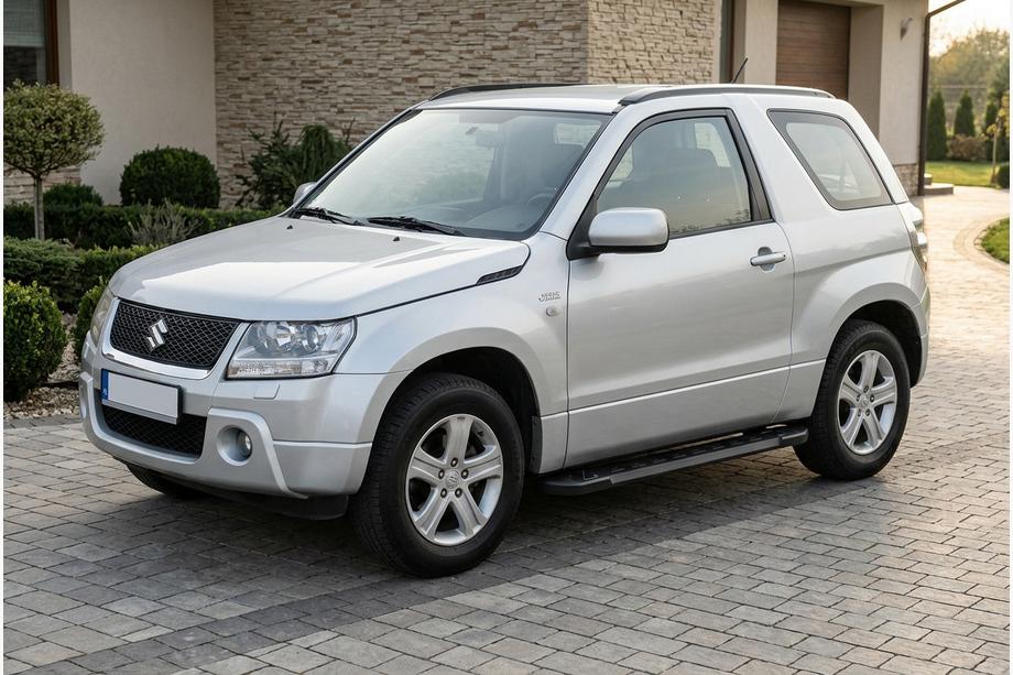 Suzuki Grand Vitara 2005-2017 Seitenschweller RedLine Black (2 Stk., Aluminium) Image