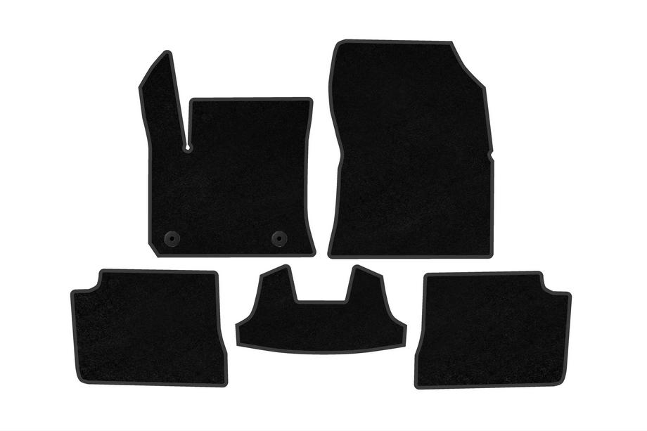Peugeot 208 2019- Textil-Fußmatten Classic (Elektro, Schwarz) Foto 1