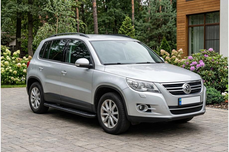 Volkswagen Tiguan 2007-2016 Seitenschweller Bosphorus Black (2 Stk., Aluminium) Image